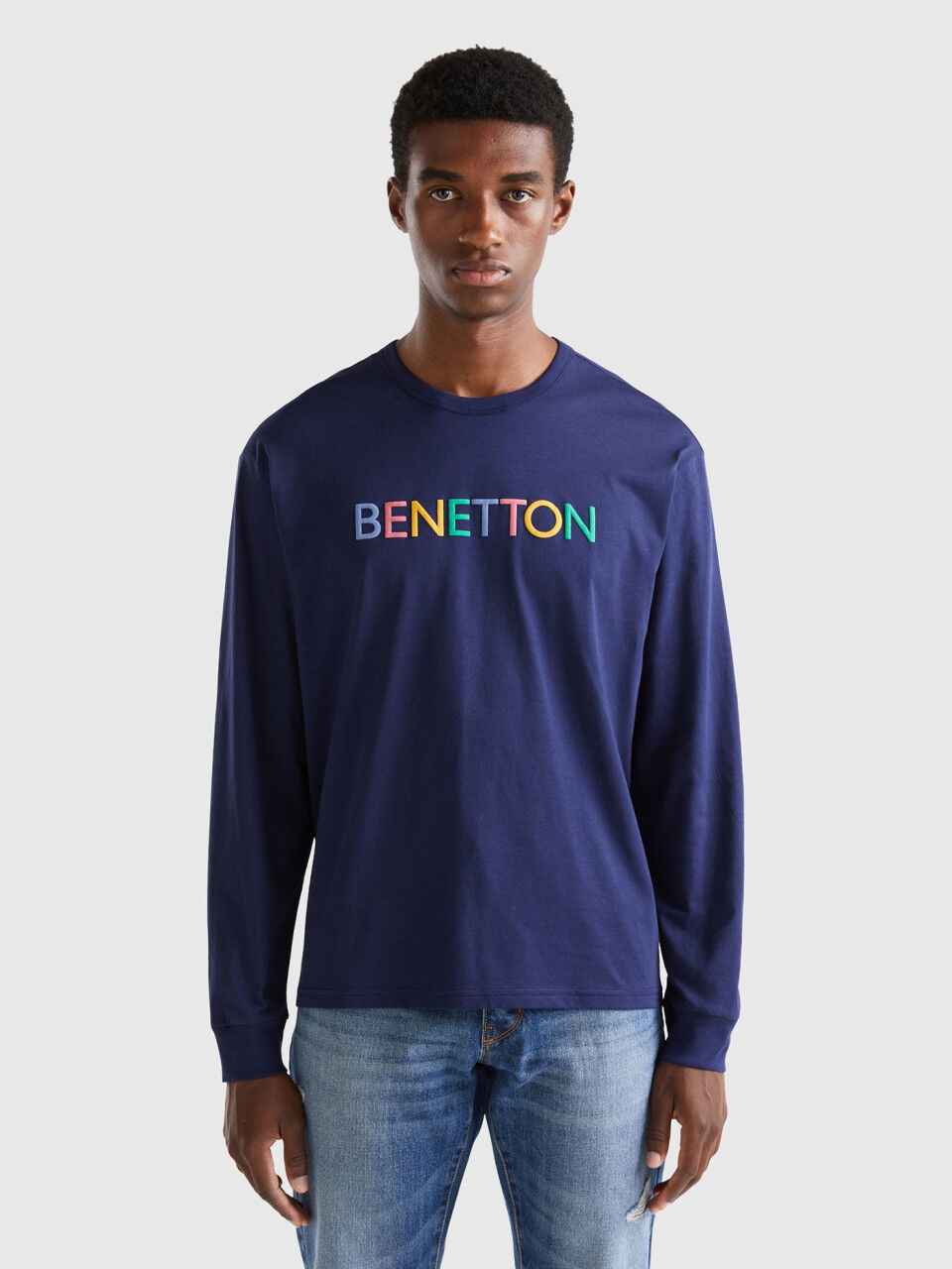 Men s Long Sleeve T shirts New Collection 2024 Benetton