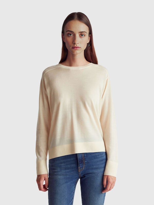 Suéter de pura lana merino Suéter de pura lana merino Mujer