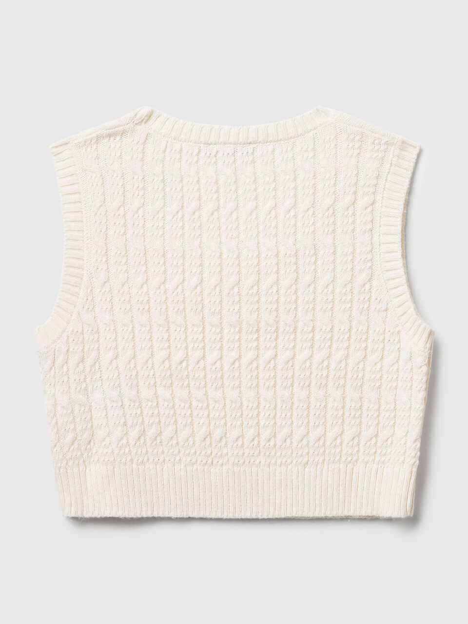 SLEEVELESS SWEATER Niña image number 2