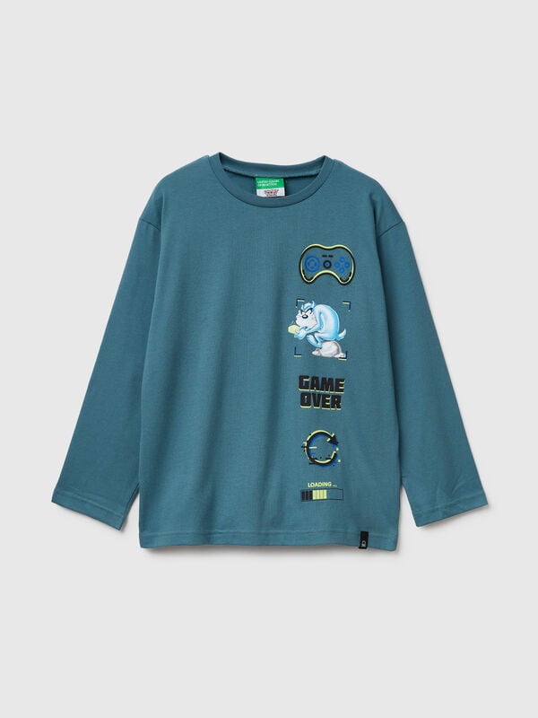 Camiseta con estampado fotográfico Niño