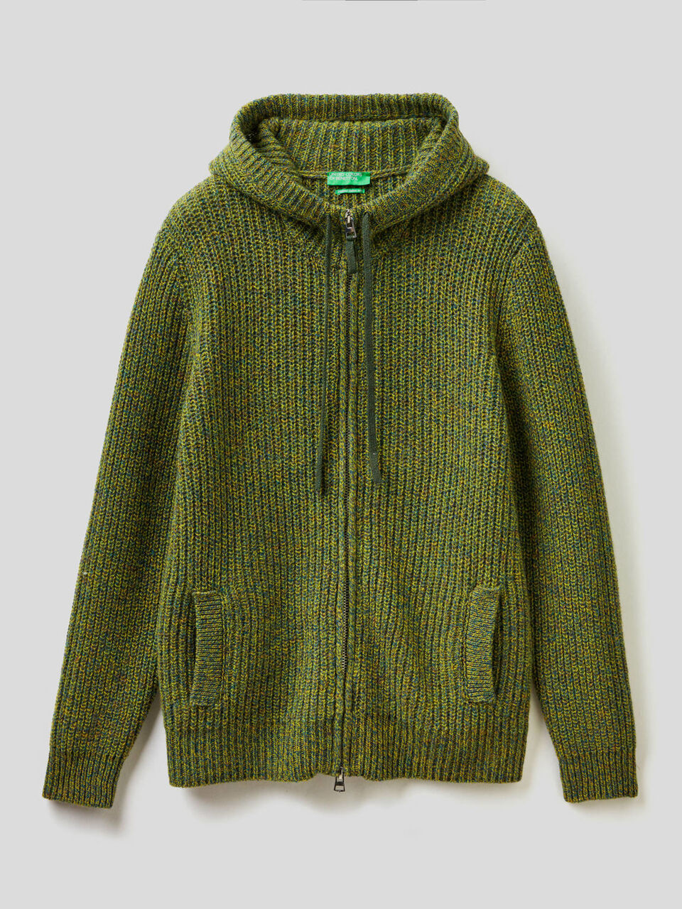 Jersey de lana Shetland con capucha image number 1