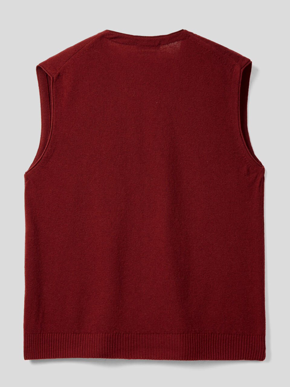 Chaleco de 100 % lana Merina con botones personalizable image number 2