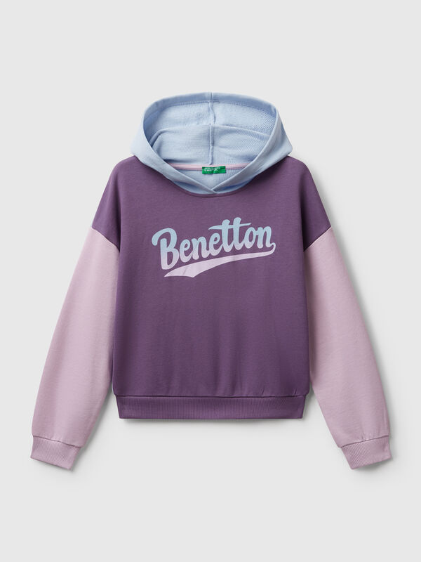 Sudadera con capucha estampada Niña