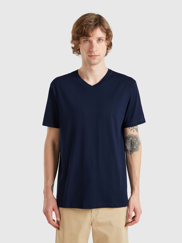 Long fiber cotton t-shirt Men
