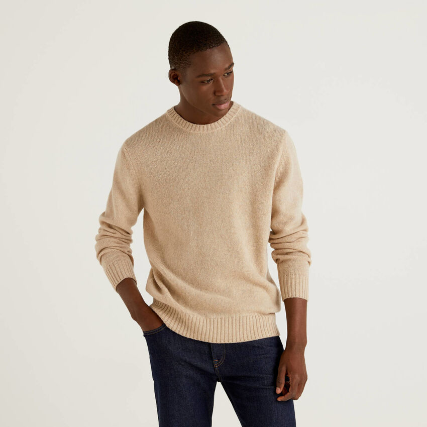 Sweater in Shetland wool