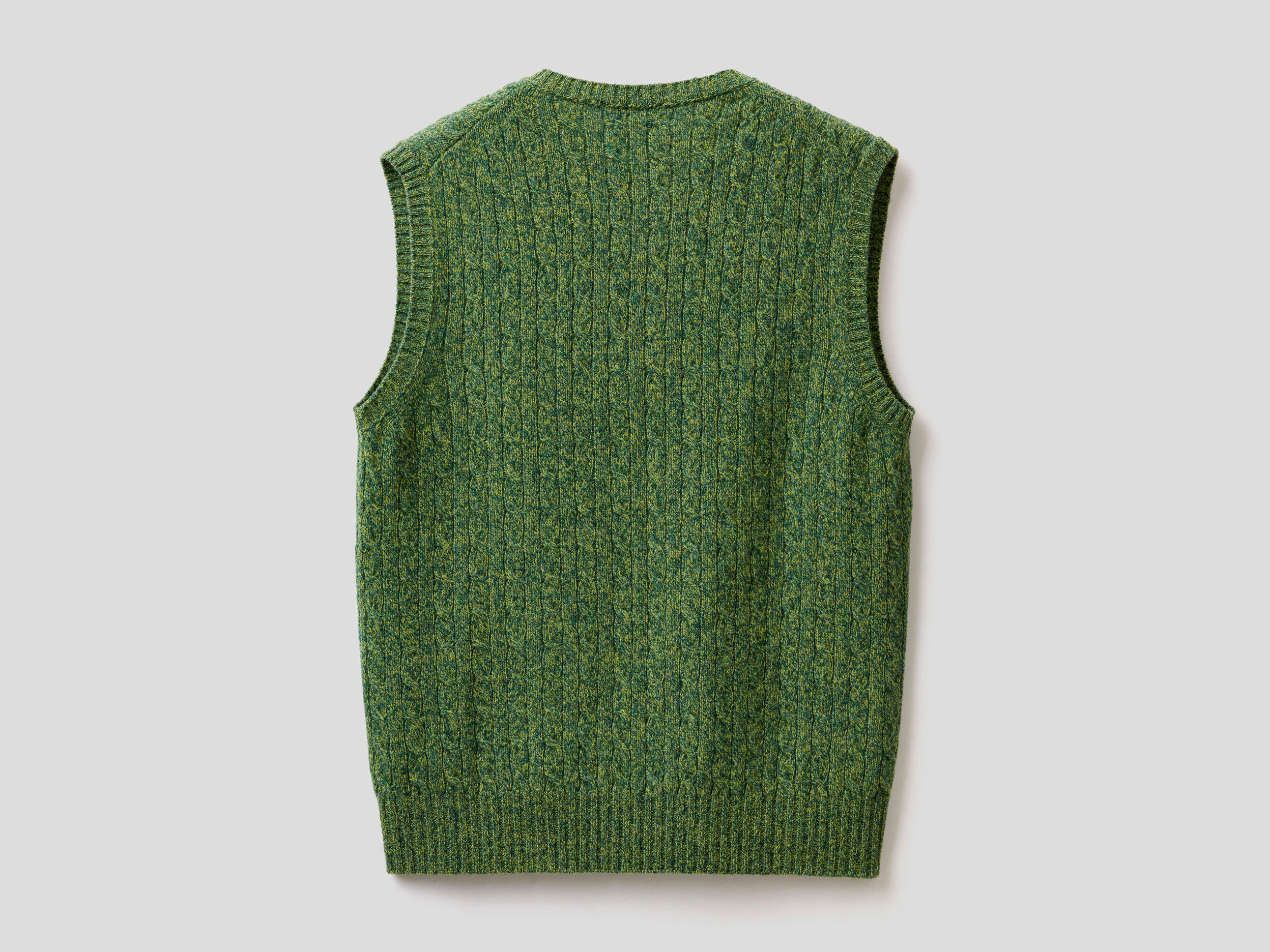 Green shop knitted vest