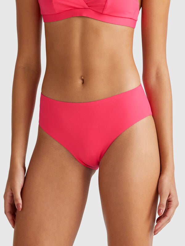 High rise swim briefs in ECONYL® Women