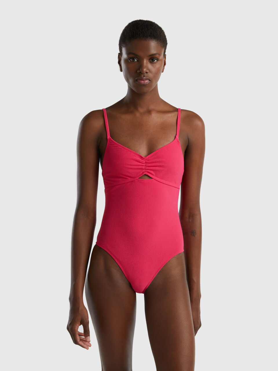 Pink discount red swimsuit