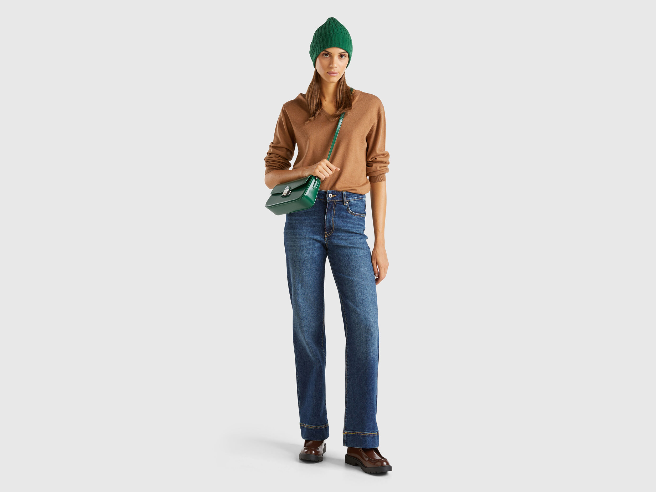 Jeans benetton regular top