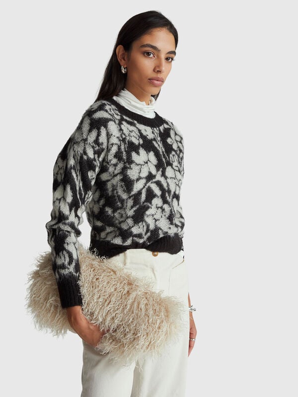 Sweater with floral pattern Women