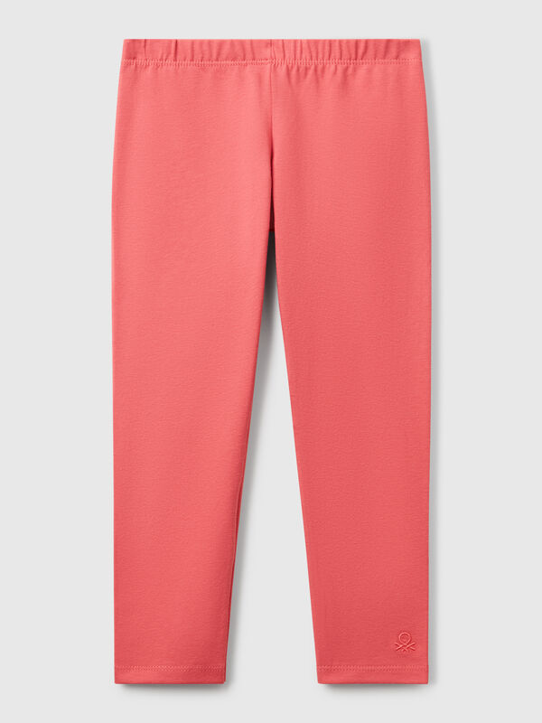 Stretch cotton leggings Junior Girl