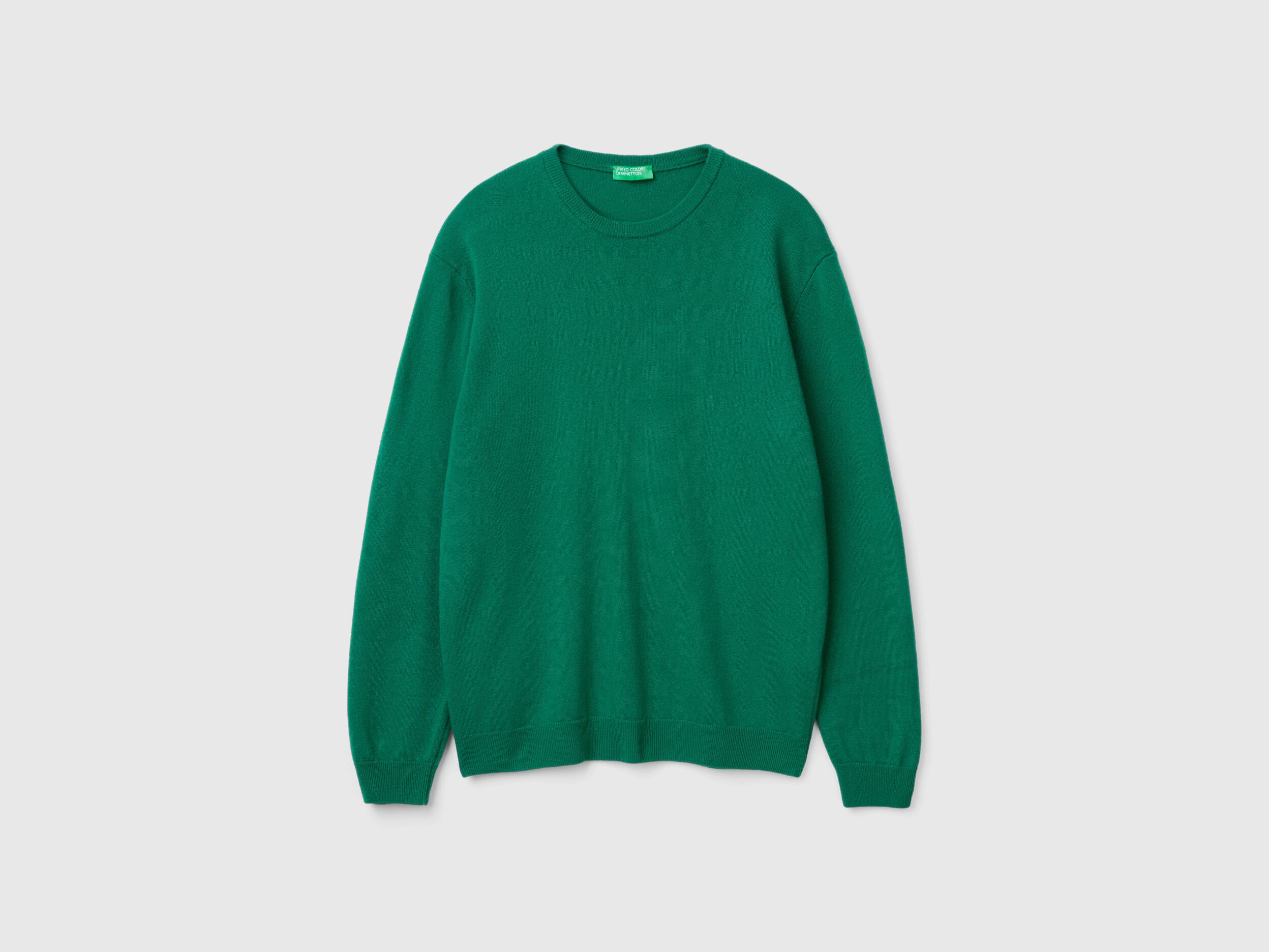 Green crew neck sweater cheap