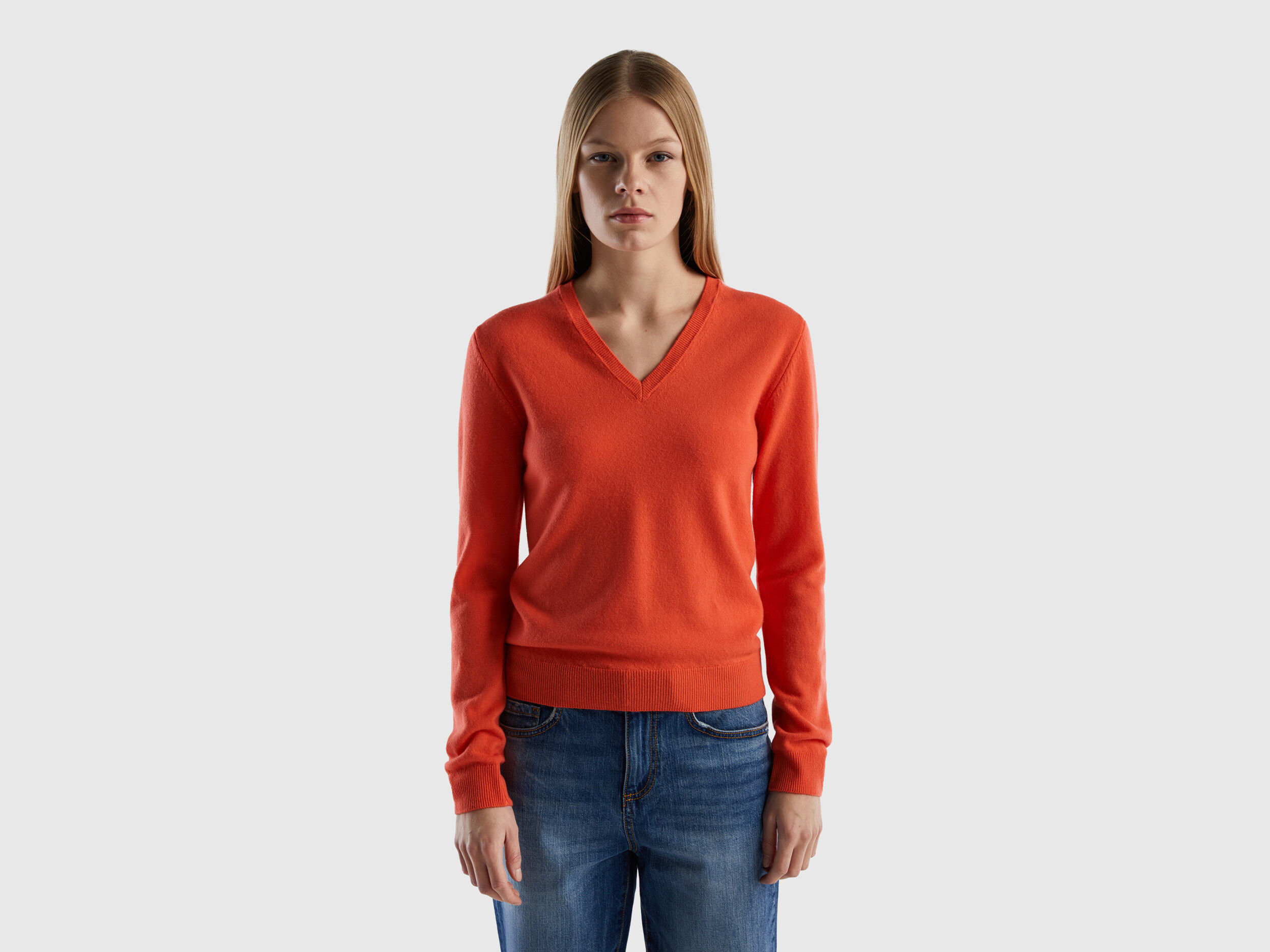 Coral store color sweater