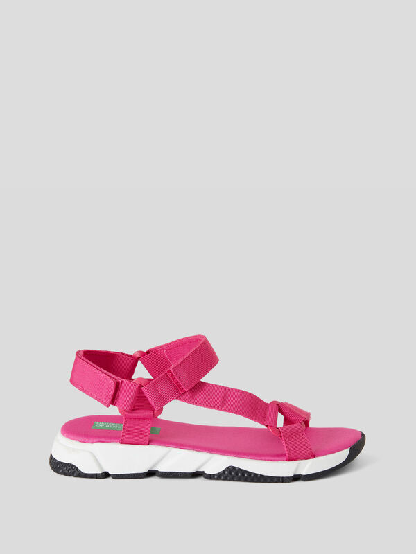 Sporty sandals with double strap Junior Boy