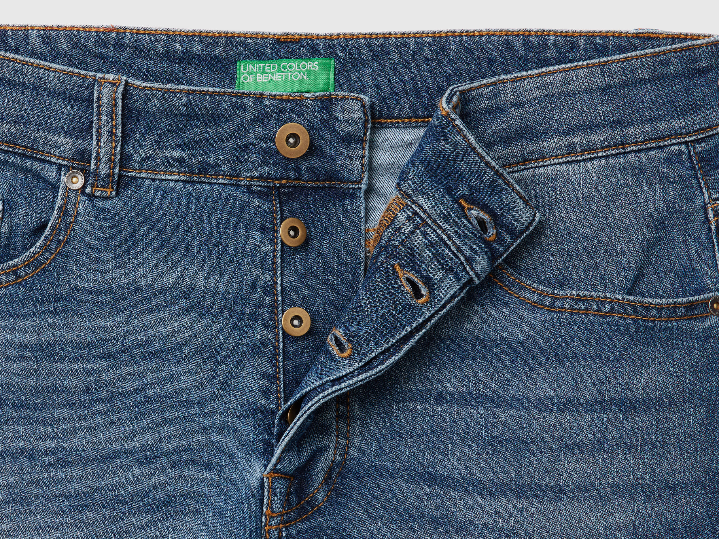 Benetton jeans slim fit on sale
