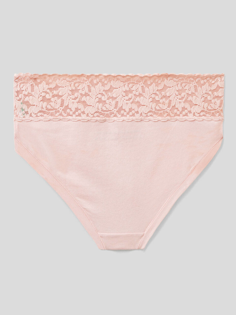 Underwear with lace in super stretch organic cotton image number 2