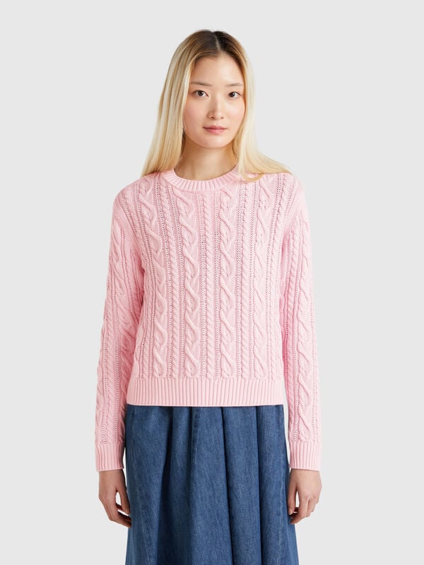 Jersey de punto ochos 100% algodón Mujer