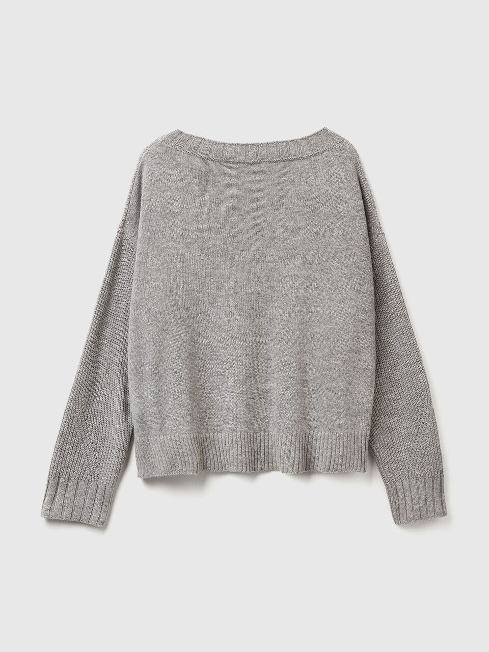 V NECK SWEATER L/S Mujer image number 2