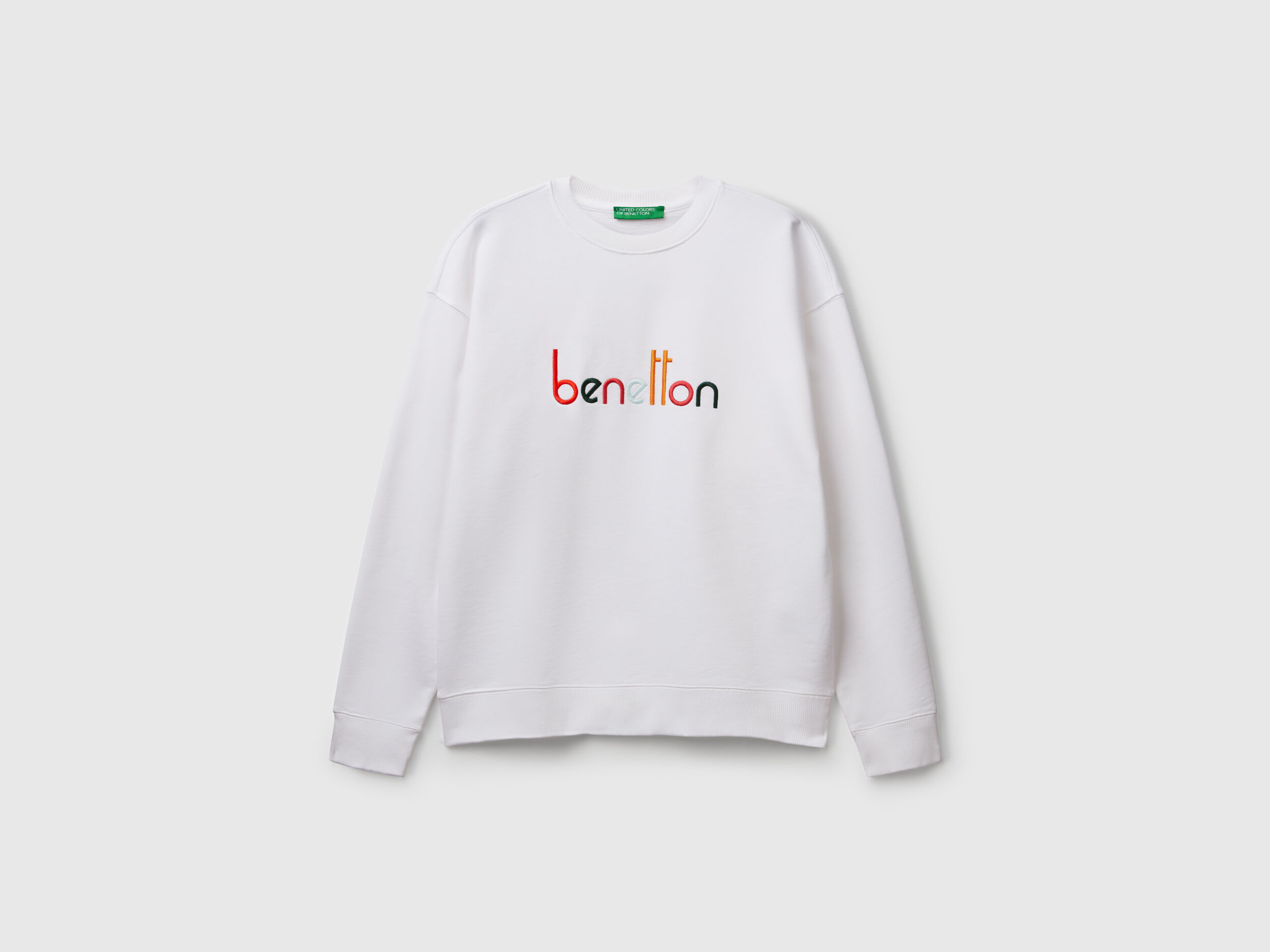 UNITED COLORS OF BENETTON スウェット 刺繍 90's イタリア製 ベネトン 刺繍ロゴ スウェット [UNITED COLORS