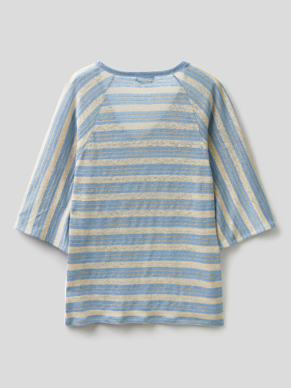 Camiseta de rayas con manga francesa image number 2