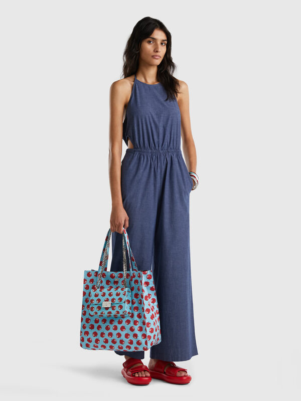 Jumpsuit in chambray Women