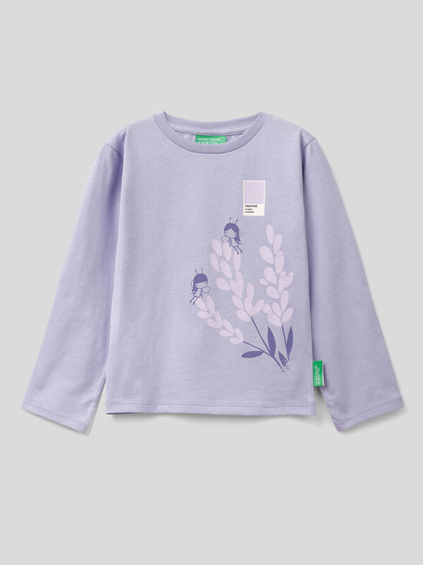 BenettonxPantone™ lilac t-shirt Junior Girl