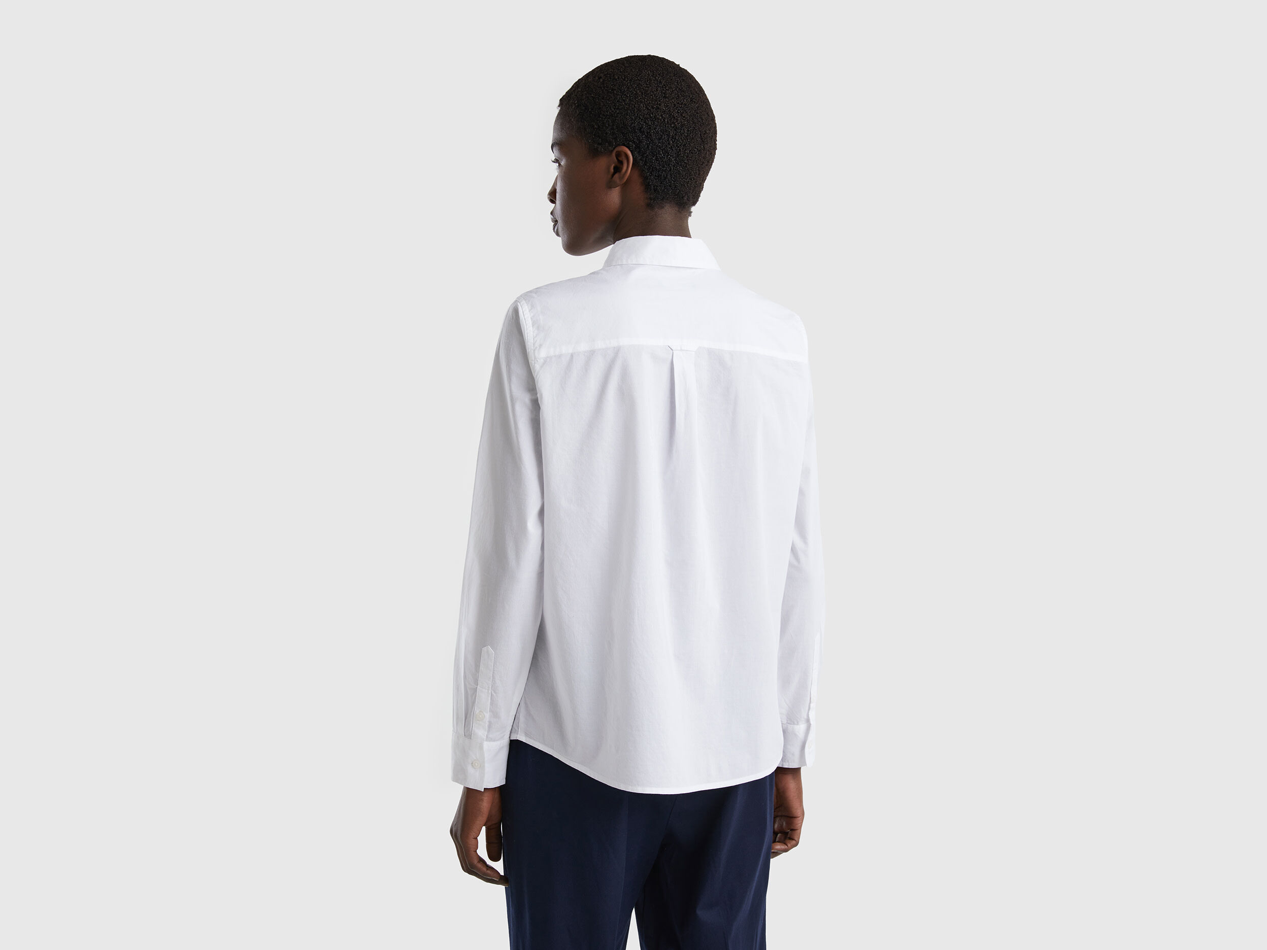 Benetton camicia bianca hot sale