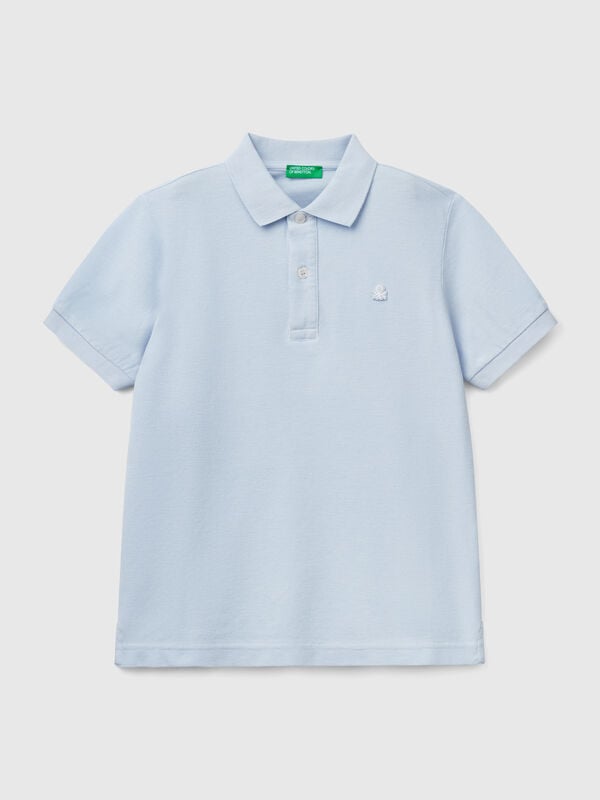 Polo slim fit de algodón puro Niño