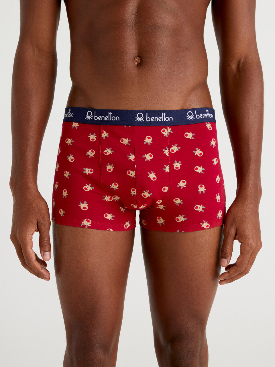 red boxer underwear