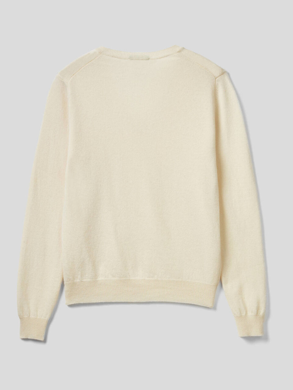 V-neck sweater in pure virgin wool image number 2