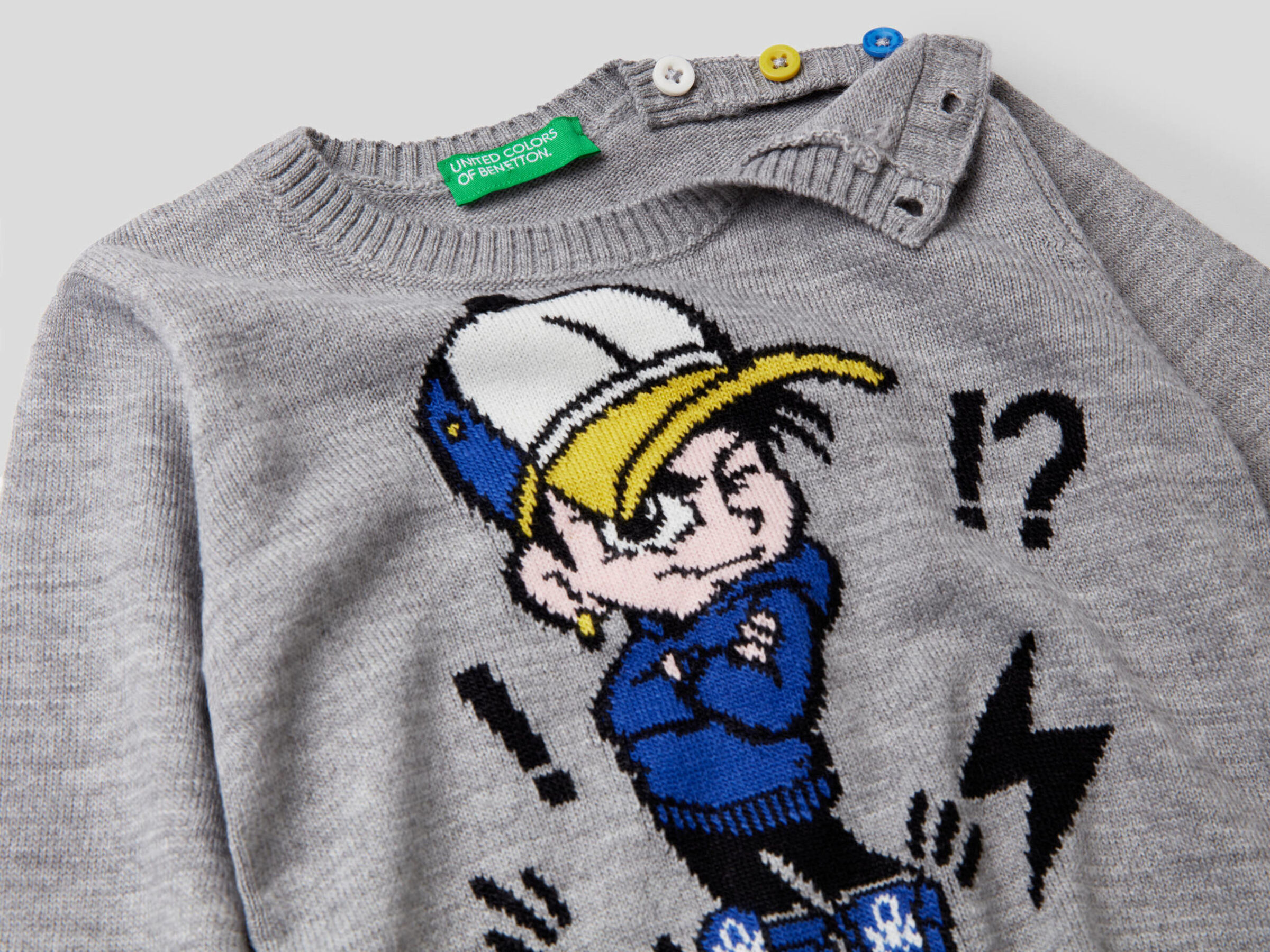 Sweater with inlay image number null