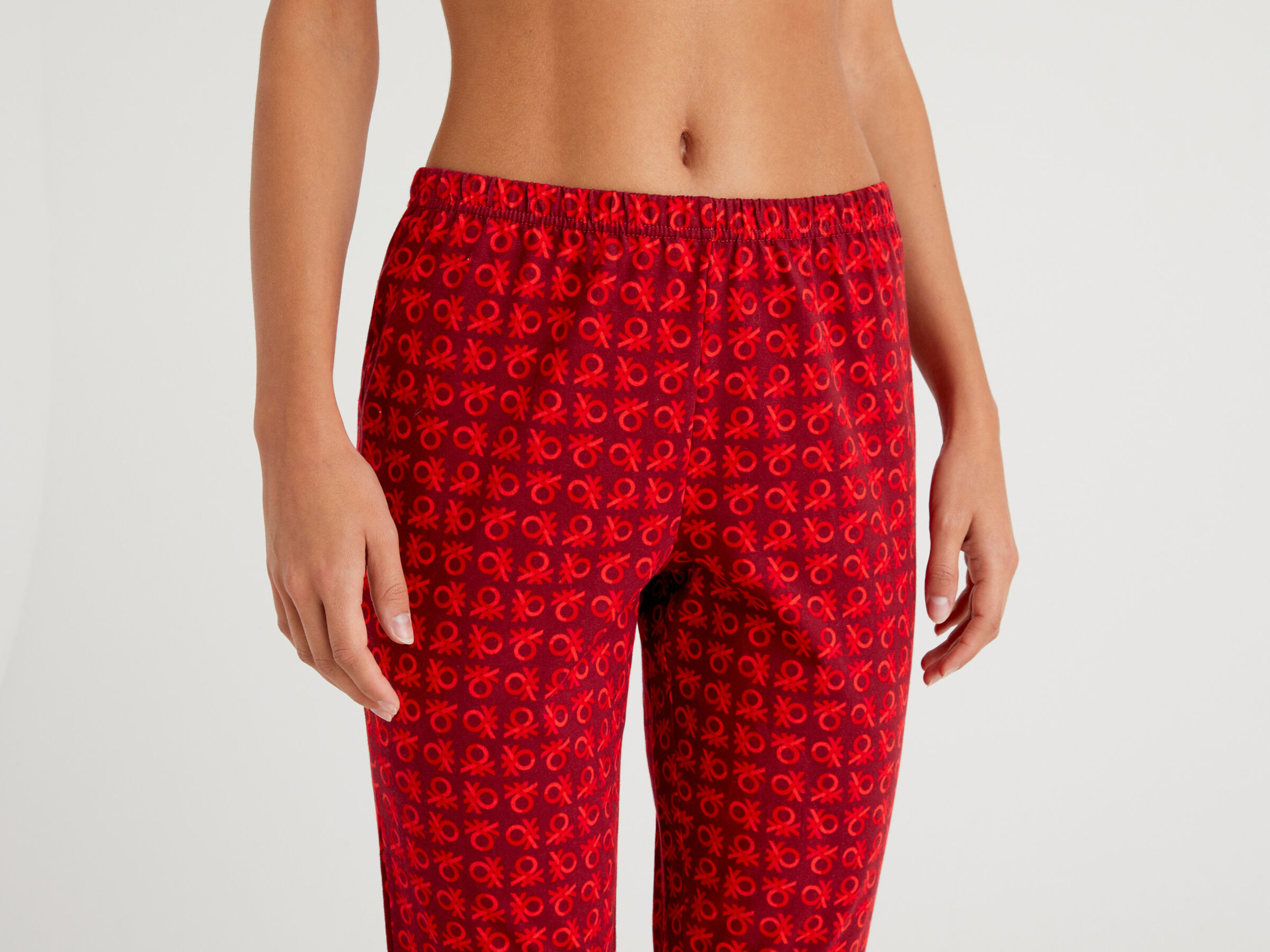Warm pyjamas with teddy bear print image number 3