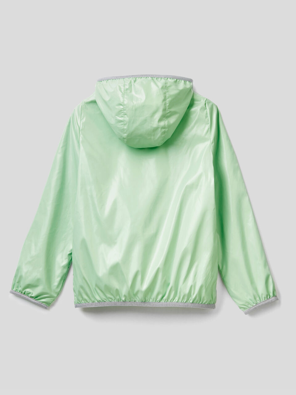 Jacket with hood in technical fabric image number 2
