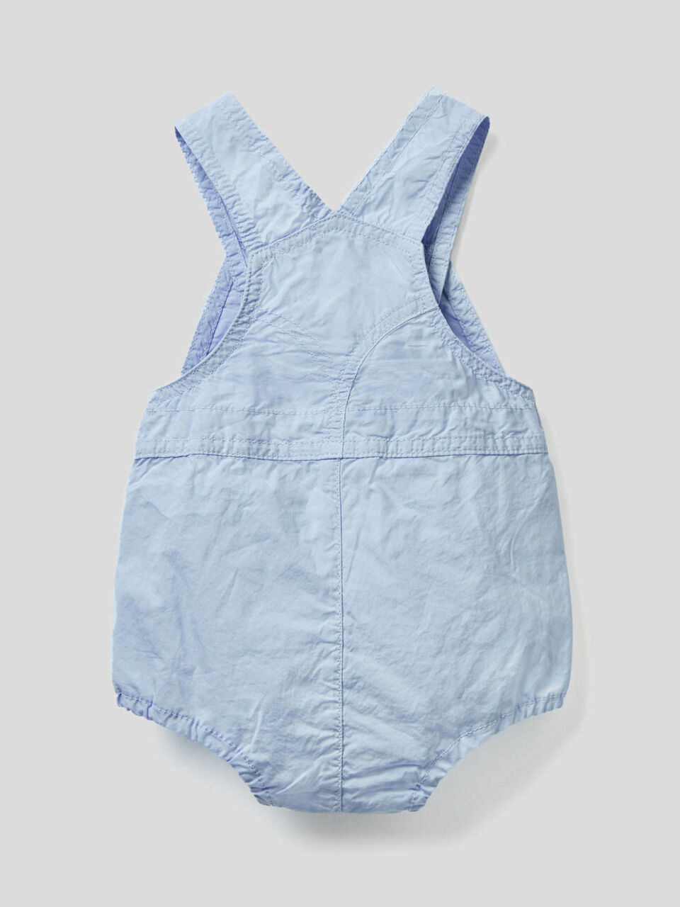 Overall onesie in 100% cotton image number 2