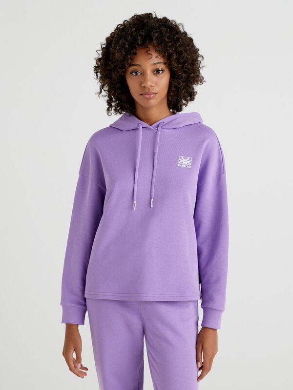 BenettonxPantone™ lilac hoodie Women