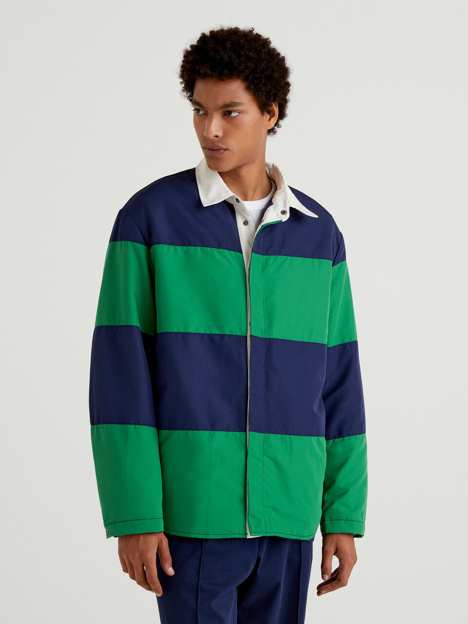basin Submerged sheep Men's Light Jackets New Collection 2023 | Benetton