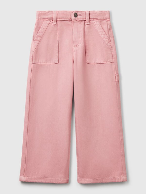 Flowy trousers with tapered leg Junior Girl