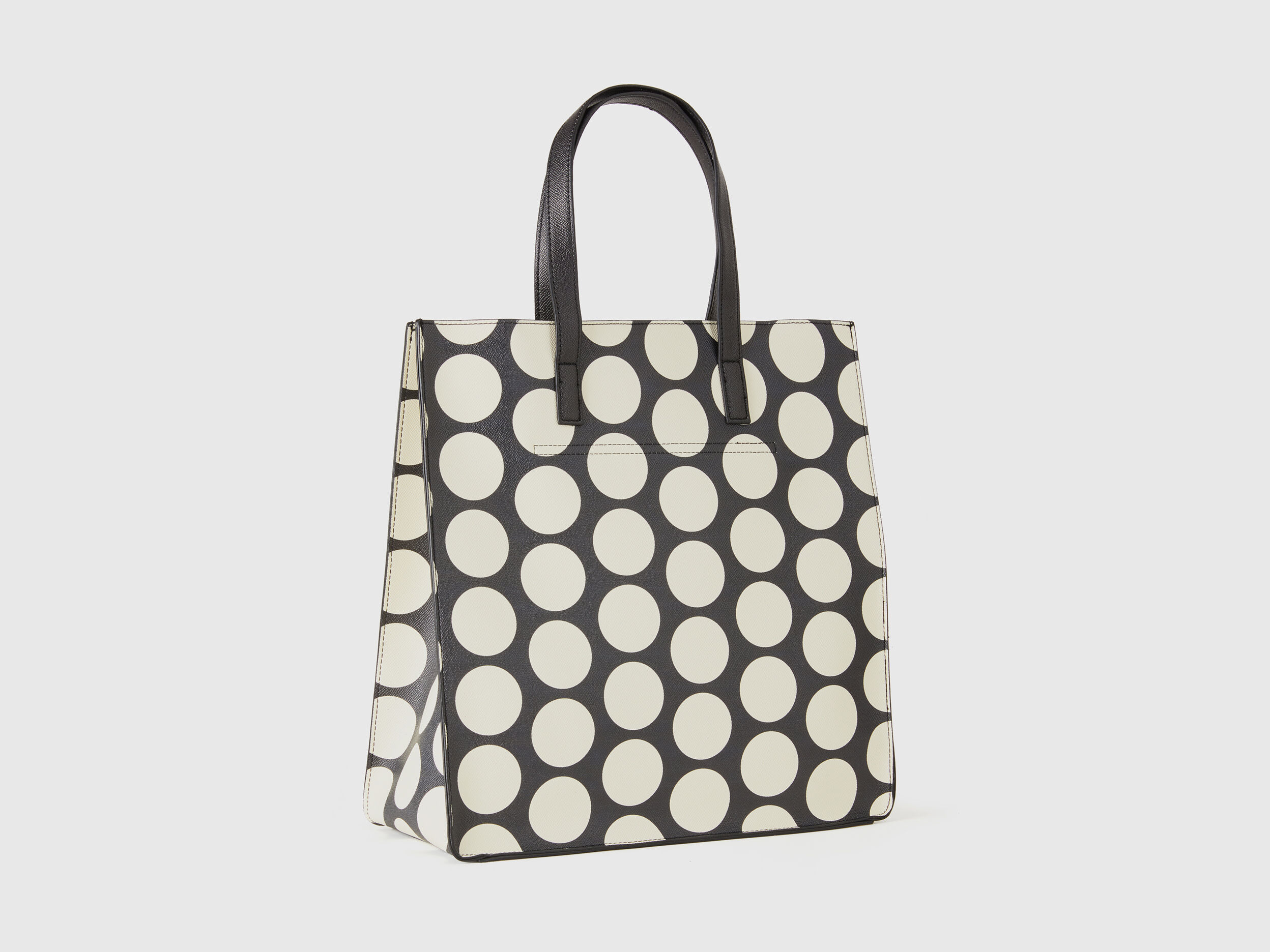Black and white polka dot bag online