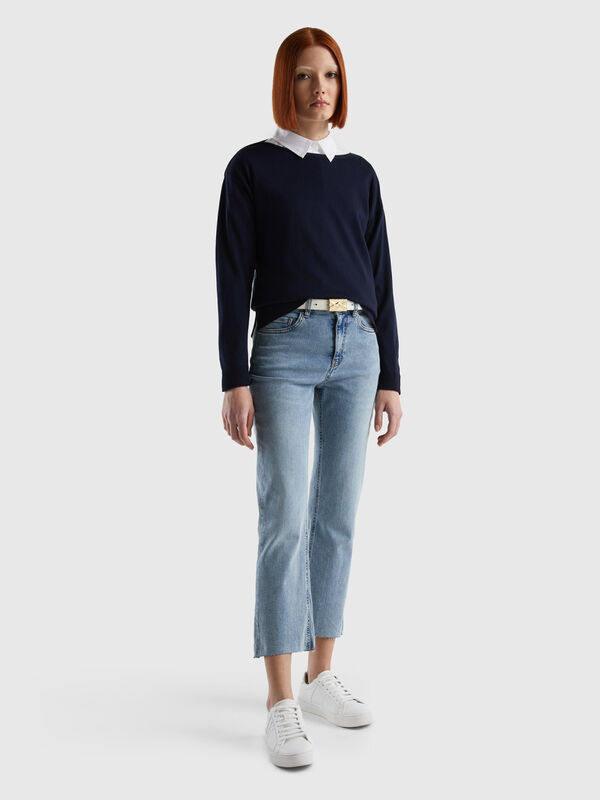Cropped five-pocket jeans Women