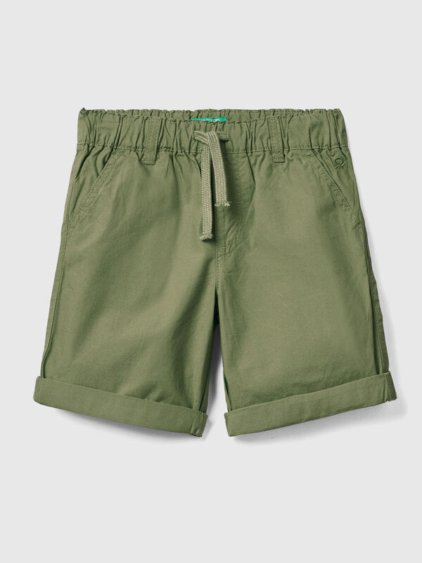 100% cotton shorts with drawstring Junior Boy