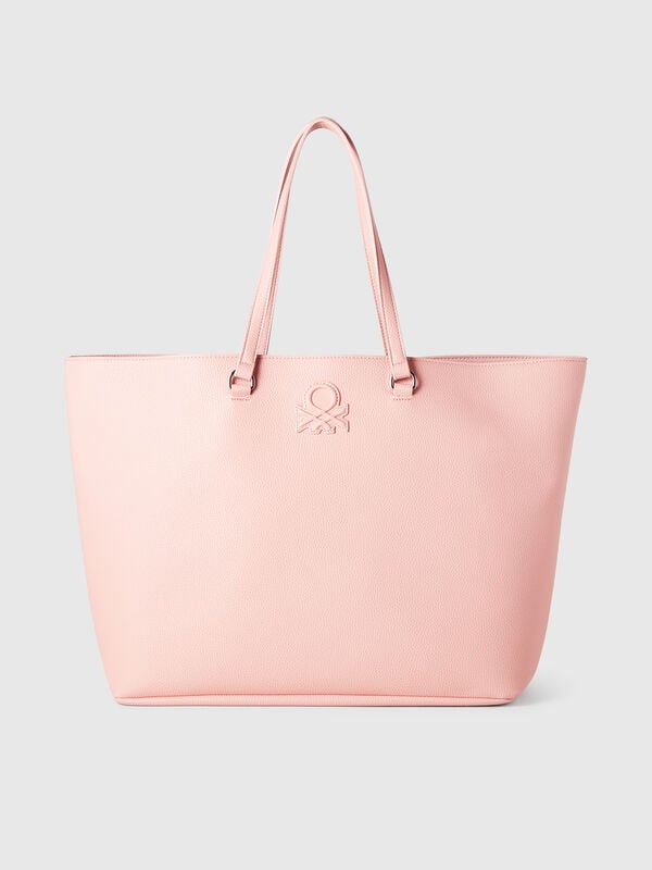Tote Bag de tejido revestido Mujer