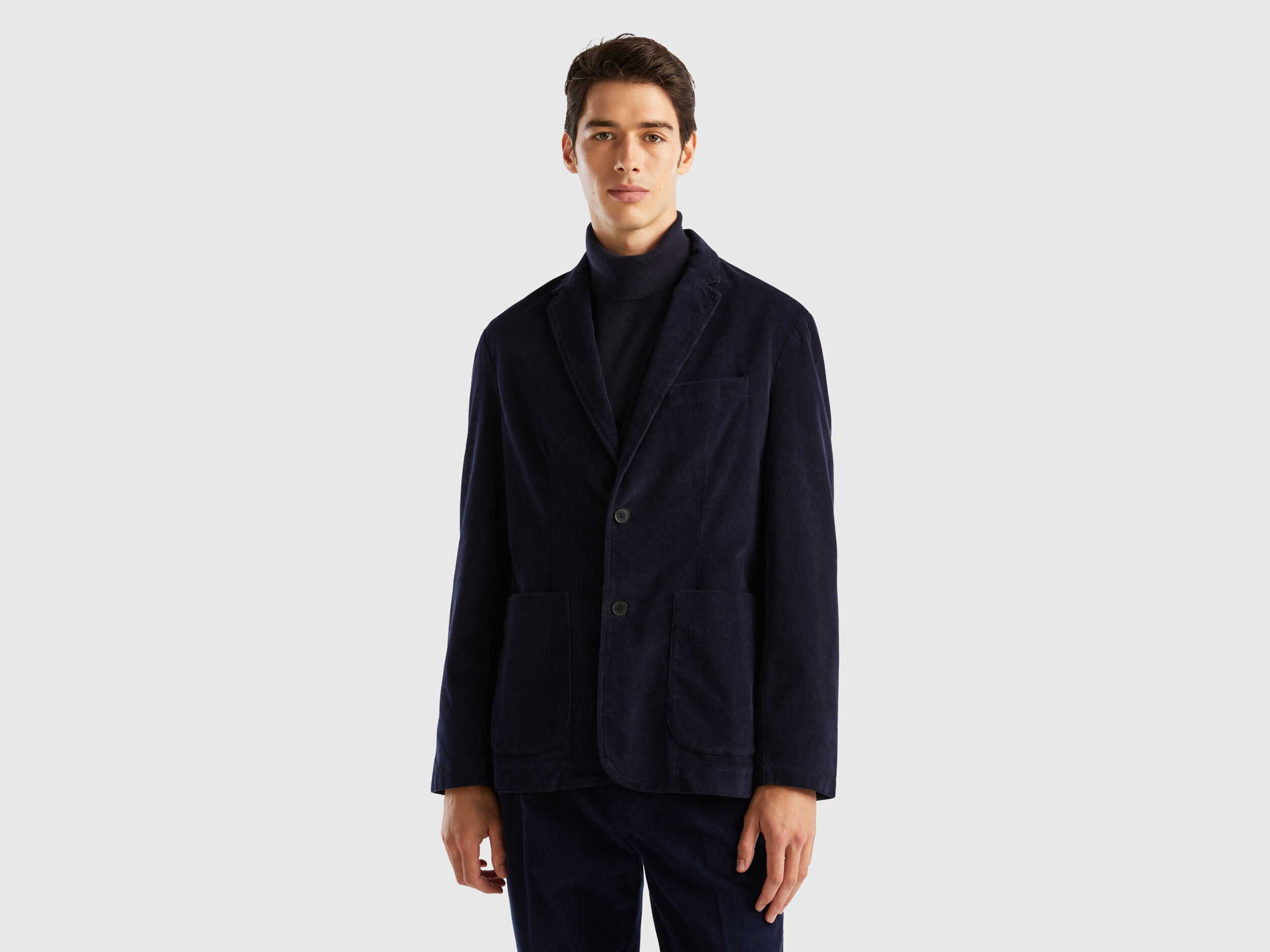 Blue new arrivals corduroy blazer