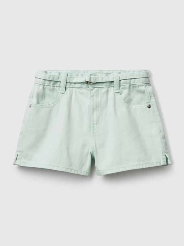 pantalones cortos con cinturón Niña