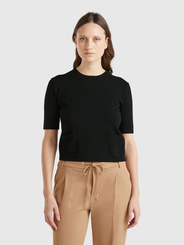 Short sleeve sweater Women