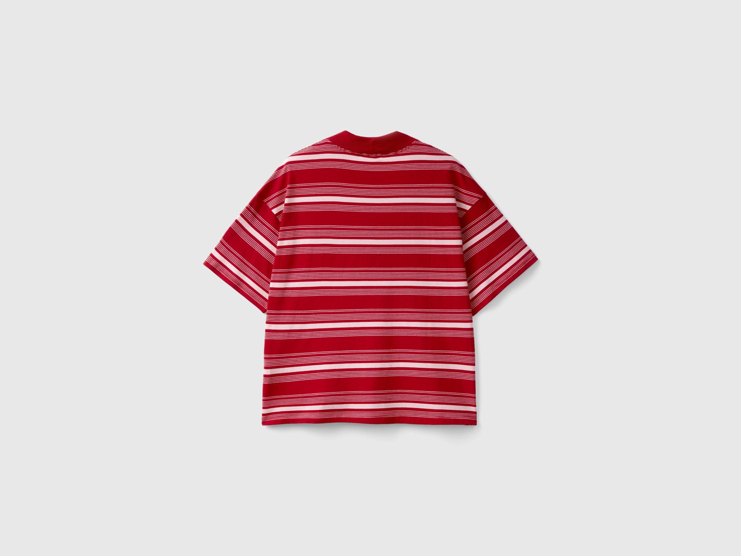 Red and white sale striped turtleneck mens