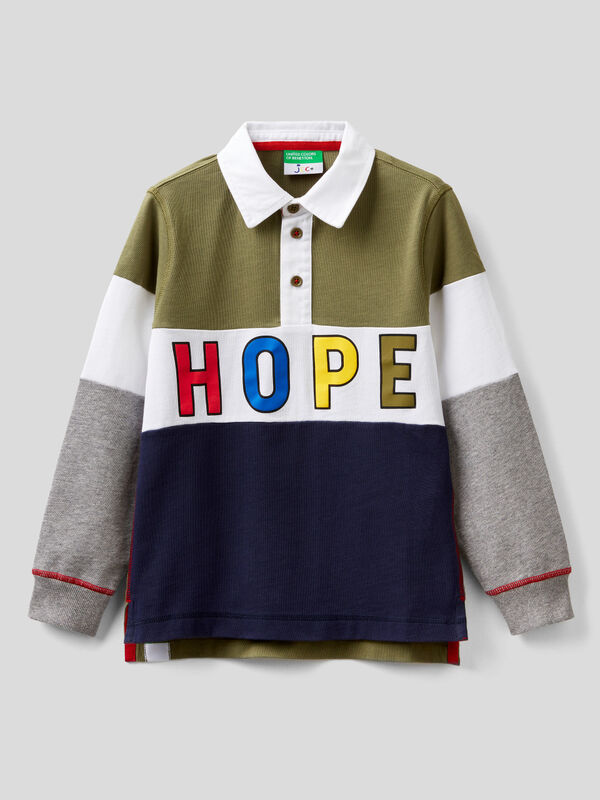 JCCxUCB "Hope" rugby polo shirt Junior Boy