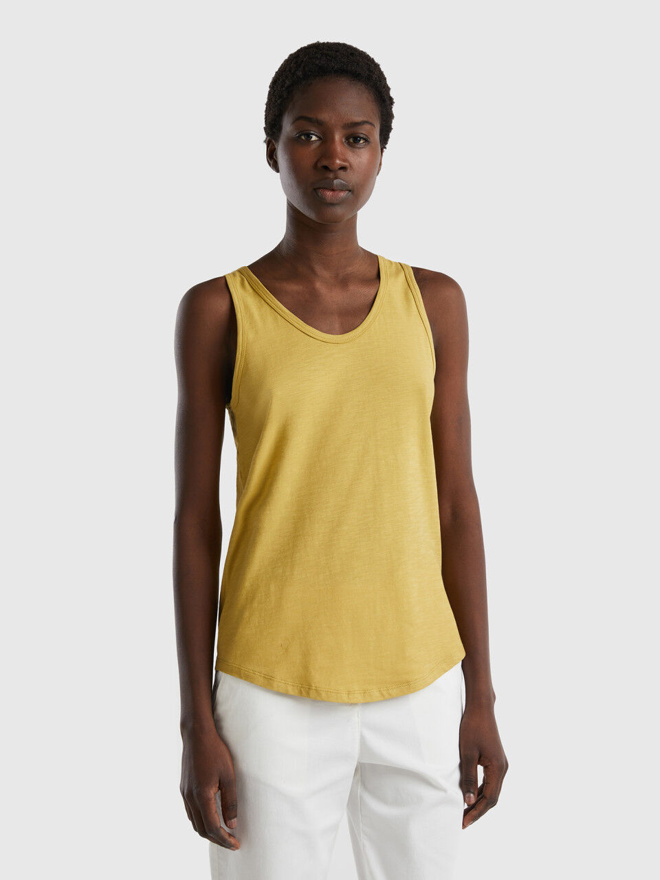 Yellow clearance tank top