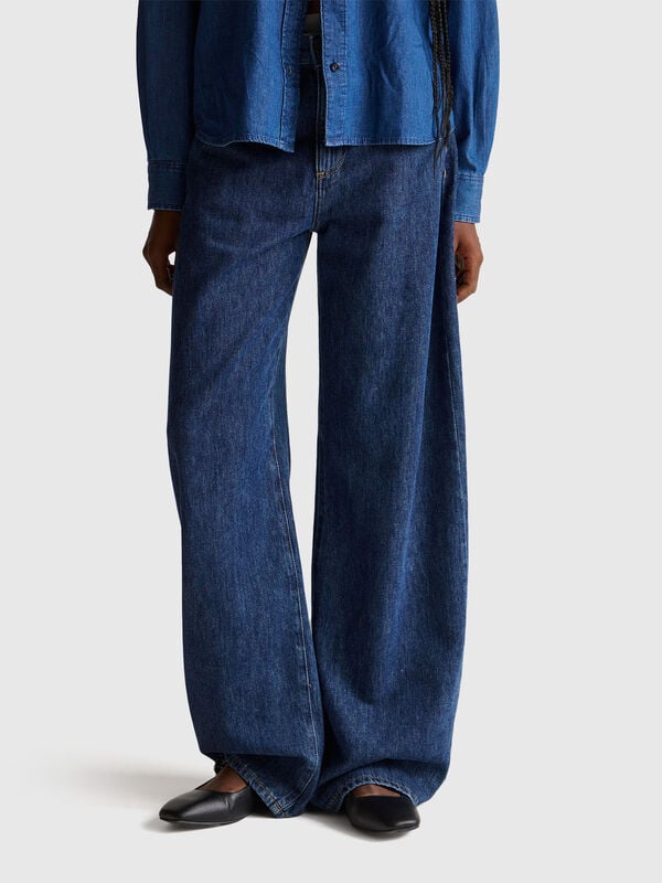 Vaqueros de corte ancho Mujer