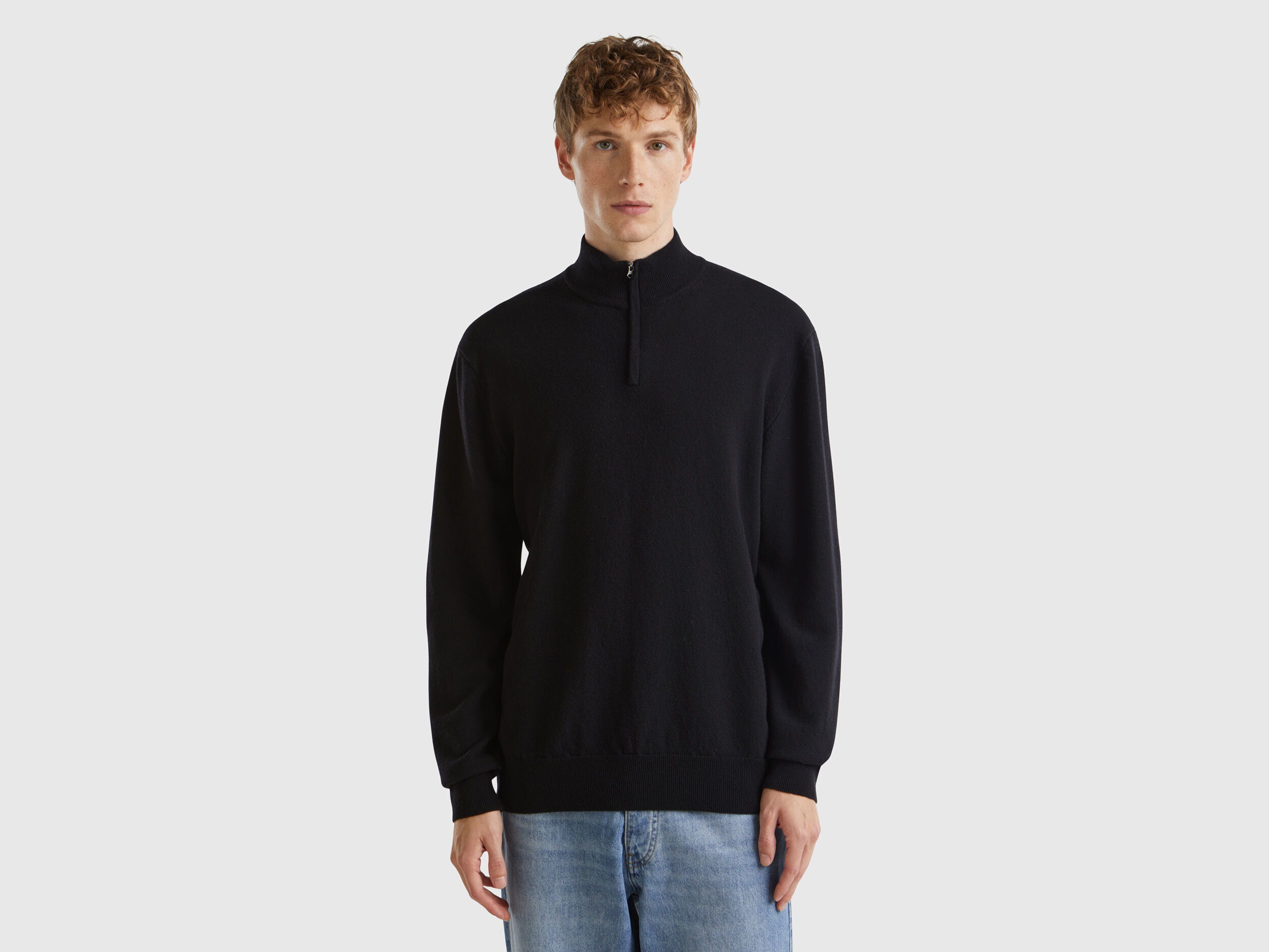 High neck sweatshirt for men shop