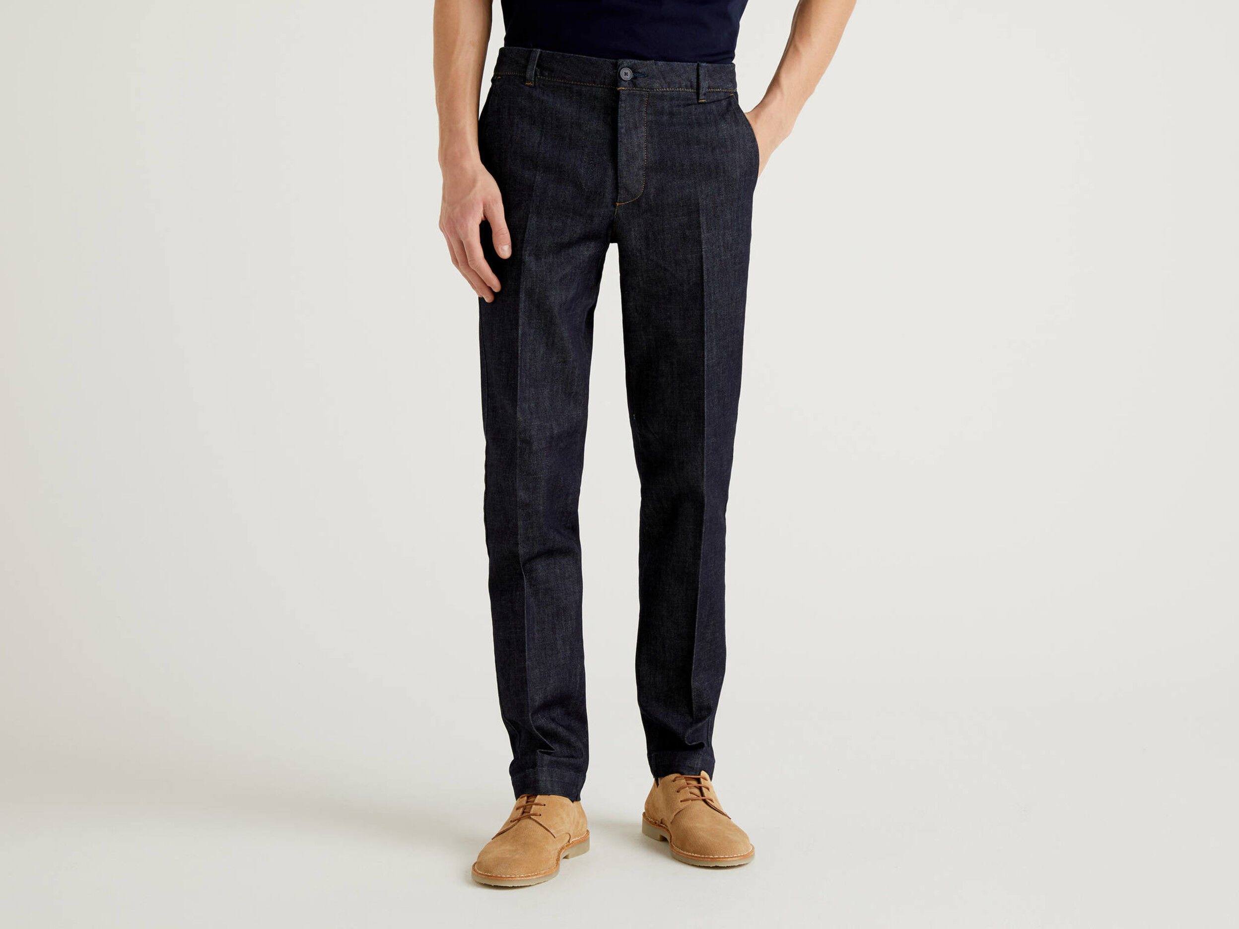 denim chinos